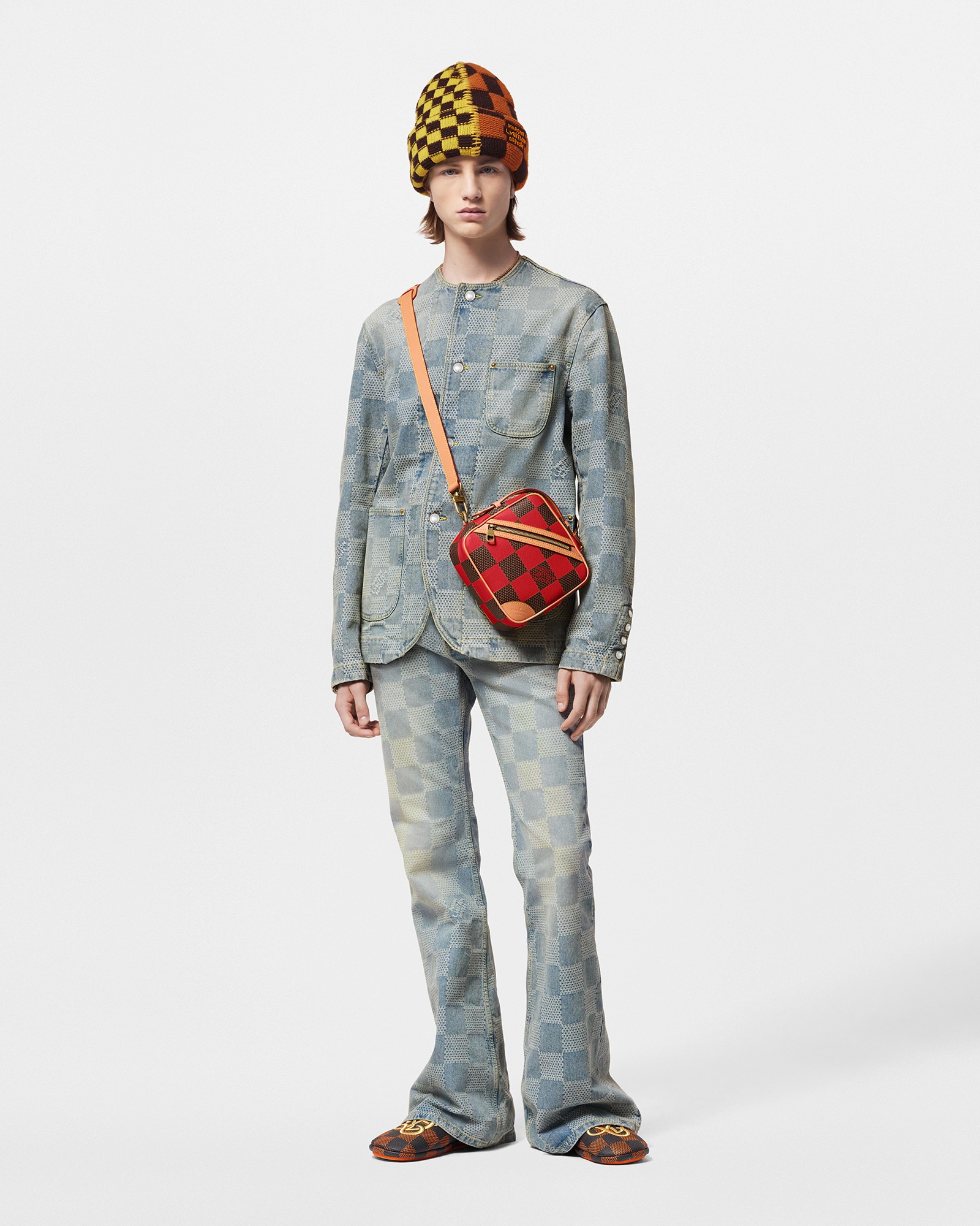 Damier Pop Splitted Beanie S00 - Herren M7362A | LOUIS VUITTON 