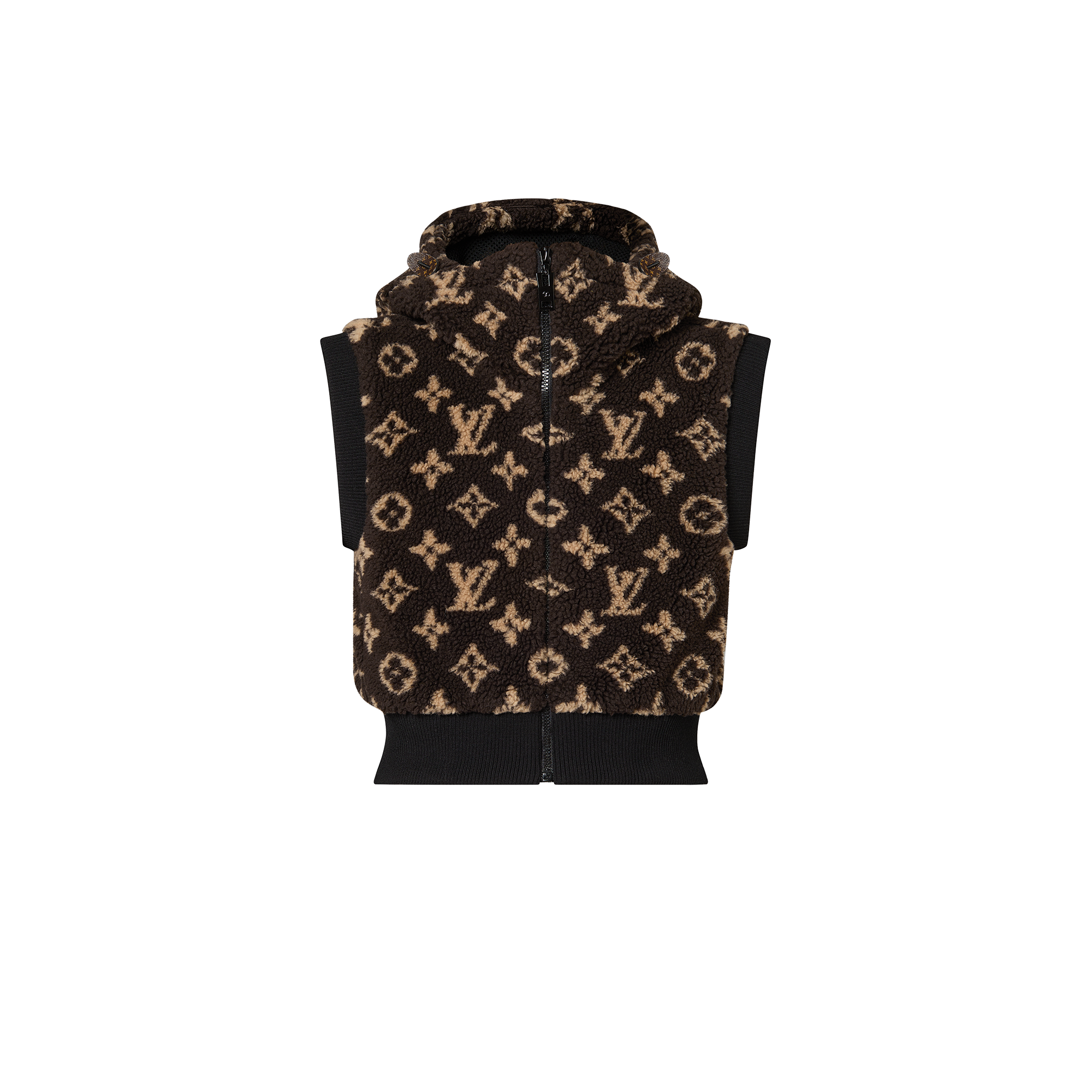 Ärmellose Teddy-Jacke mit Monogram - Ready to Wear 1ABYFV | LOUIS 
