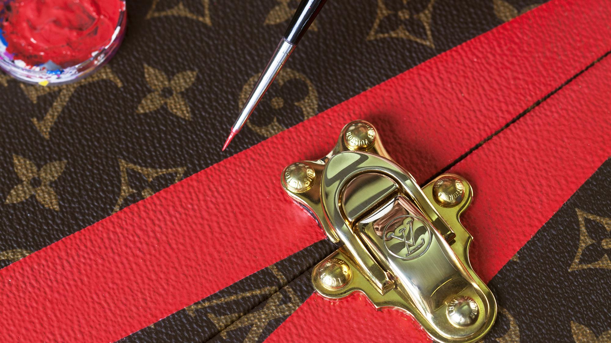 hand painted louis vuitton