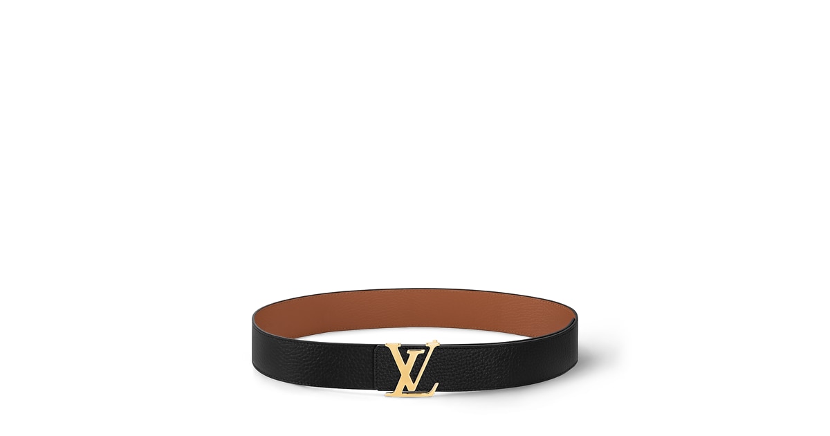 LV Initiales Wendegürtel 40 mm Taurillon Leder - Accessoires 