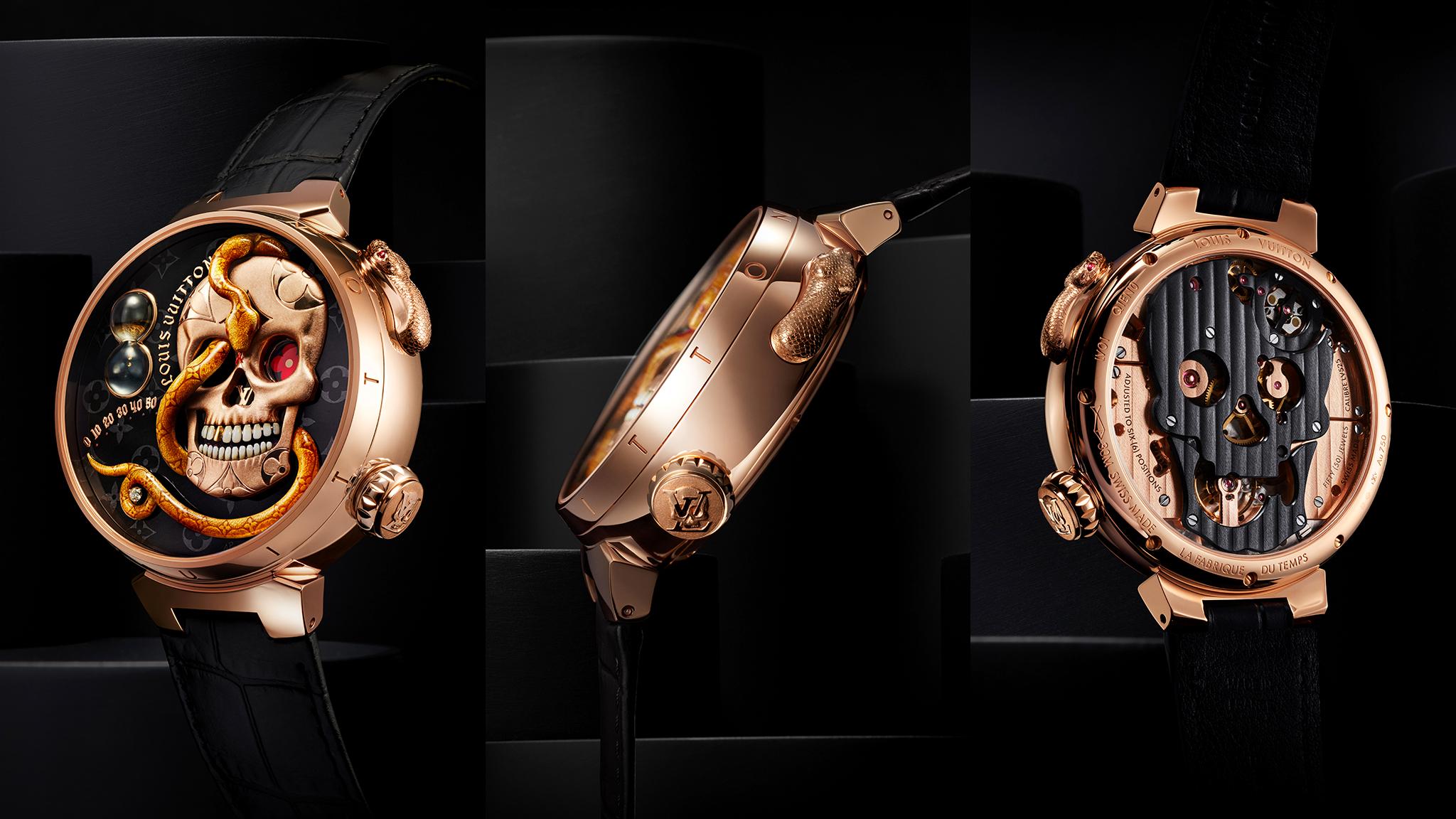 louis vuitton uhr totenkopf