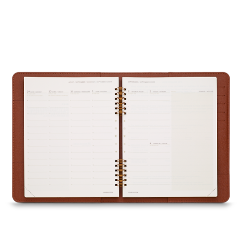 Agenda de bureau Monogram Canvas Geschenkideen Geschenke für Babys } | LOUIS VUITTON (Zoom)