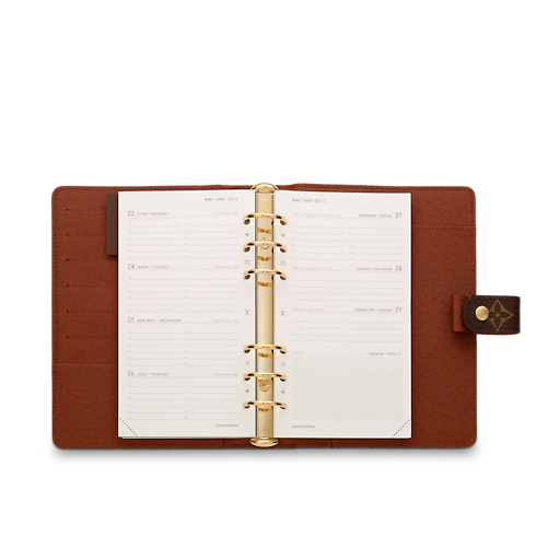 Agenda fonctionnel MM Monogram Canvas Taschen und Kleinlederwaren Lederwaren Personalisierung } | LOUIS VUITTON (Zoom)