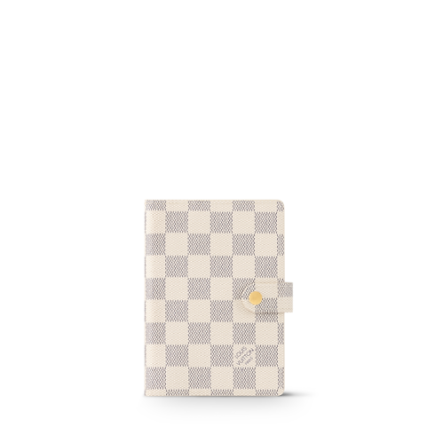 Agenda fonctionnel PM Damier Azur Canvas Taschen und Kleinlederwaren Lederwaren Personalisierung } | LOUIS VUITTON (Zoom)