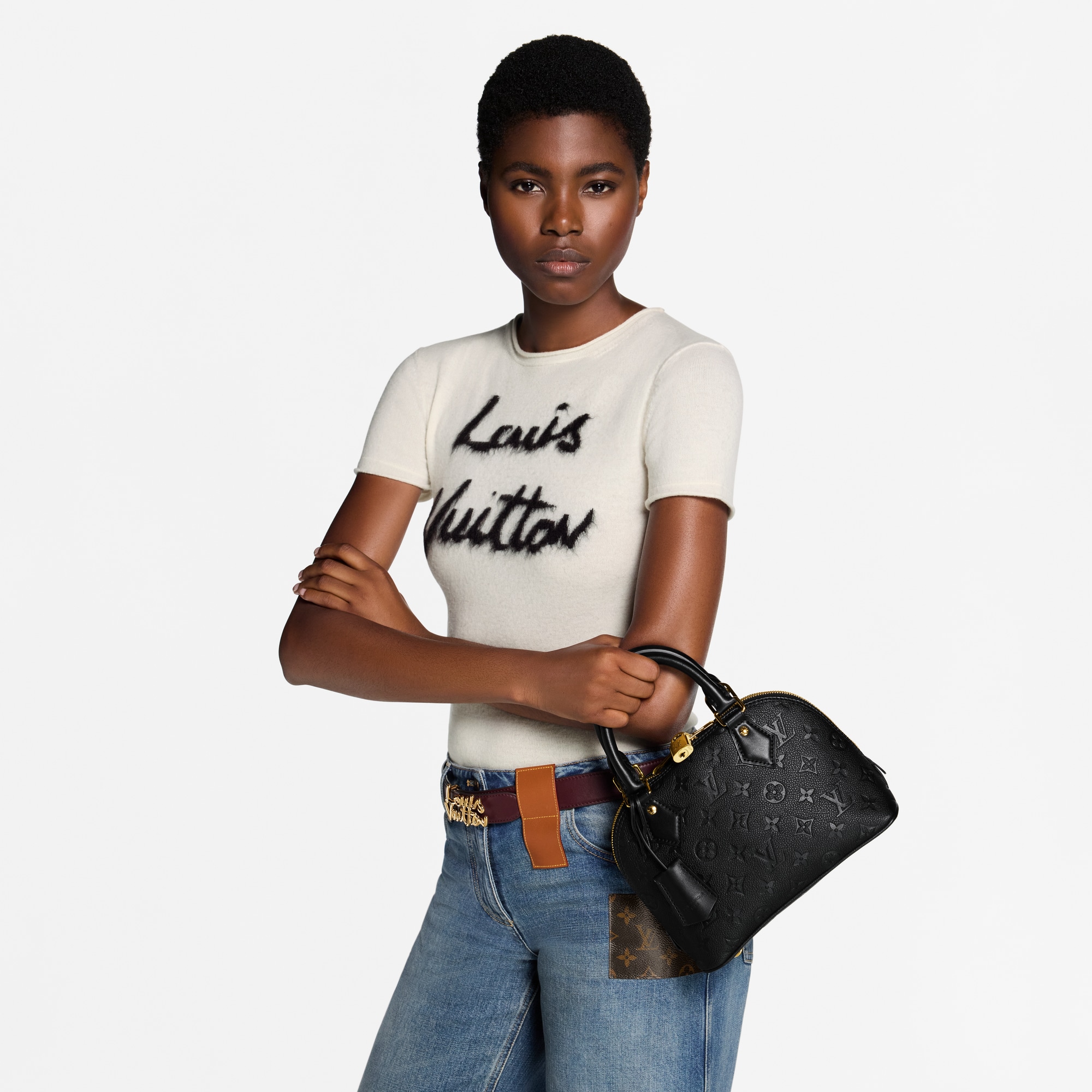 Alma BB Monogram Empreinte Leder Taschen und Kleinlederwaren Damen Handtaschen LV Ikonen | LOUIS VUITTON (Zoom)