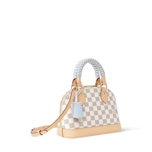 Alma BB Damier Azur Canvas Taschen und Kleinlederwaren Damen Handtaschen LV Ikonen | LOUIS VUITTON (Zoom)