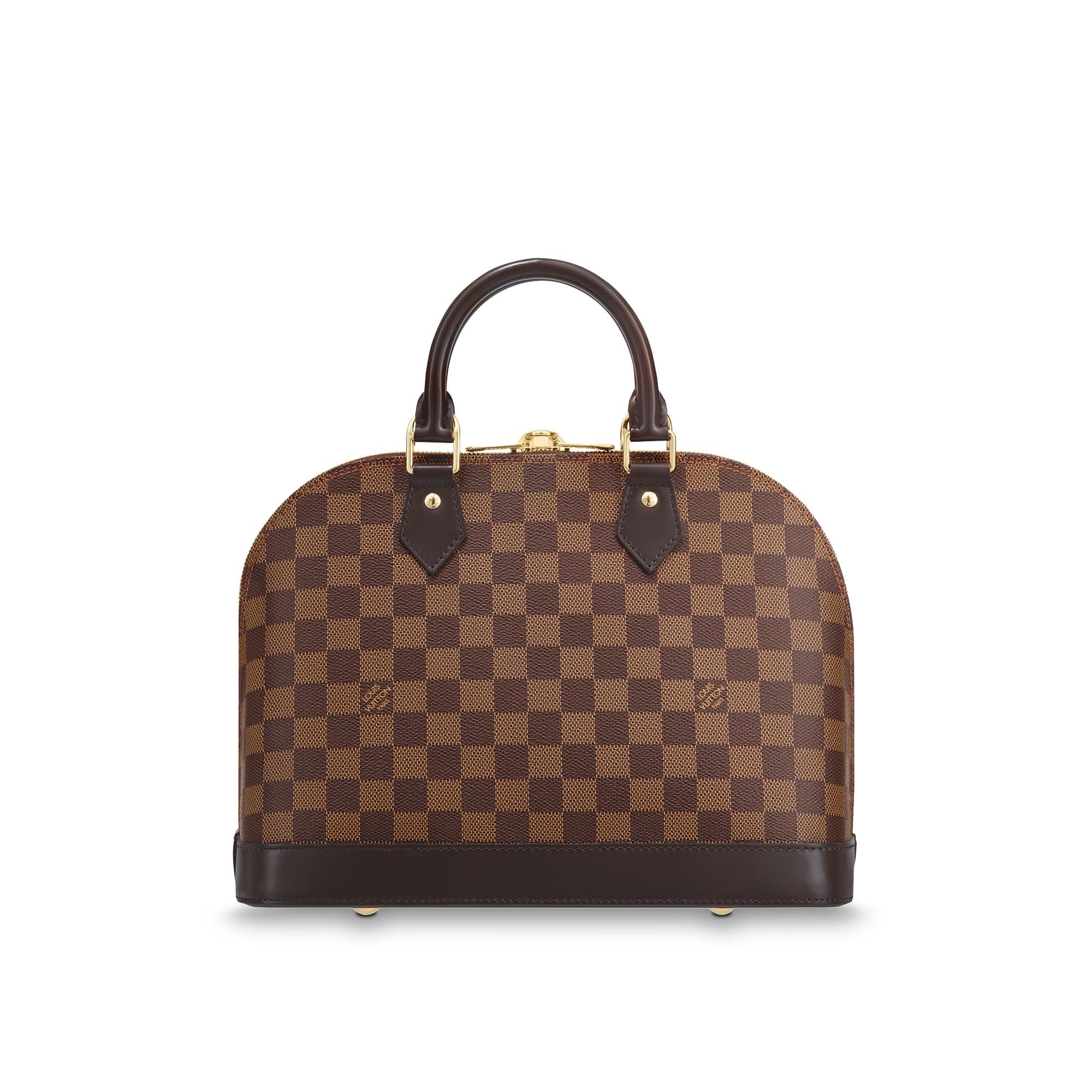 Alma PM Damier Ebene Canvas Damen Handtaschen Alle Handtaschen | LOUIS VUITTON (Zoom)