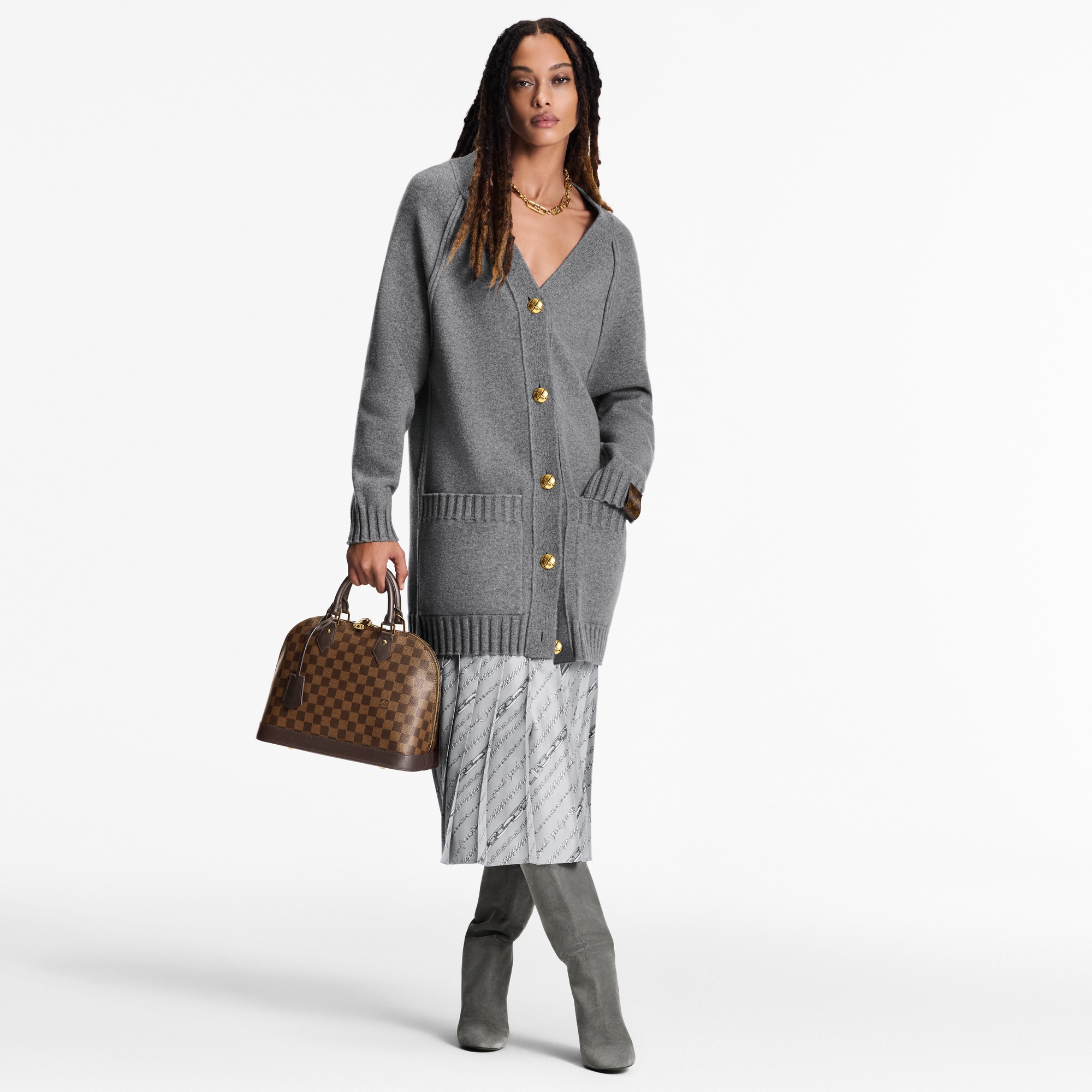 Alma PM Damier Ebene Canvas Damen Handtaschen Alle Handtaschen | LOUIS VUITTON (Zoom)