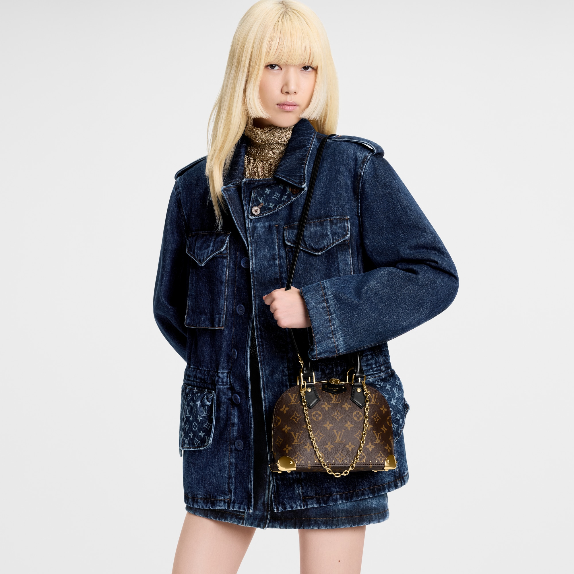 Alma Trunk BB Monogram Canvas Taschen und Kleinlederwaren Damen Handtaschen LV Ikonen | LOUIS VUITTON (Zoom)