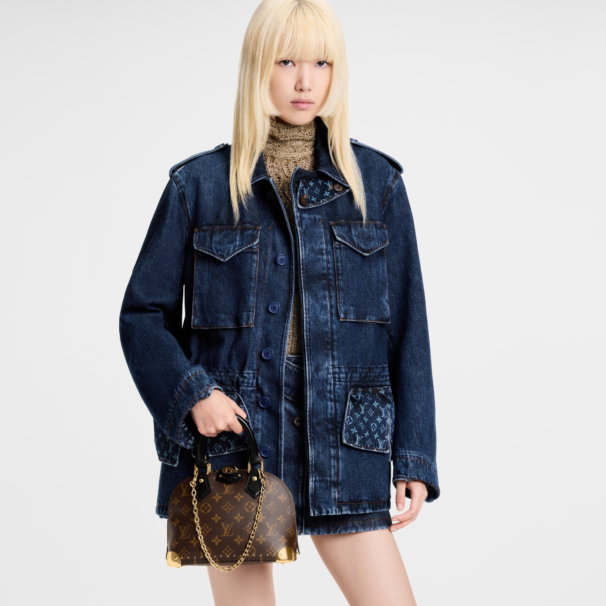 Alma Trunk BB Monogram Canvas Taschen und Kleinlederwaren Damen Handtaschen LV Ikonen | LOUIS VUITTON (Zoom)