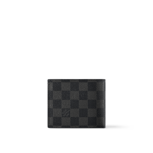 Amerigo Geldbörse Damier Graphite Canvas Herren Personalisierung Kleinlederwaren | LOUIS VUITTON (Zoom)