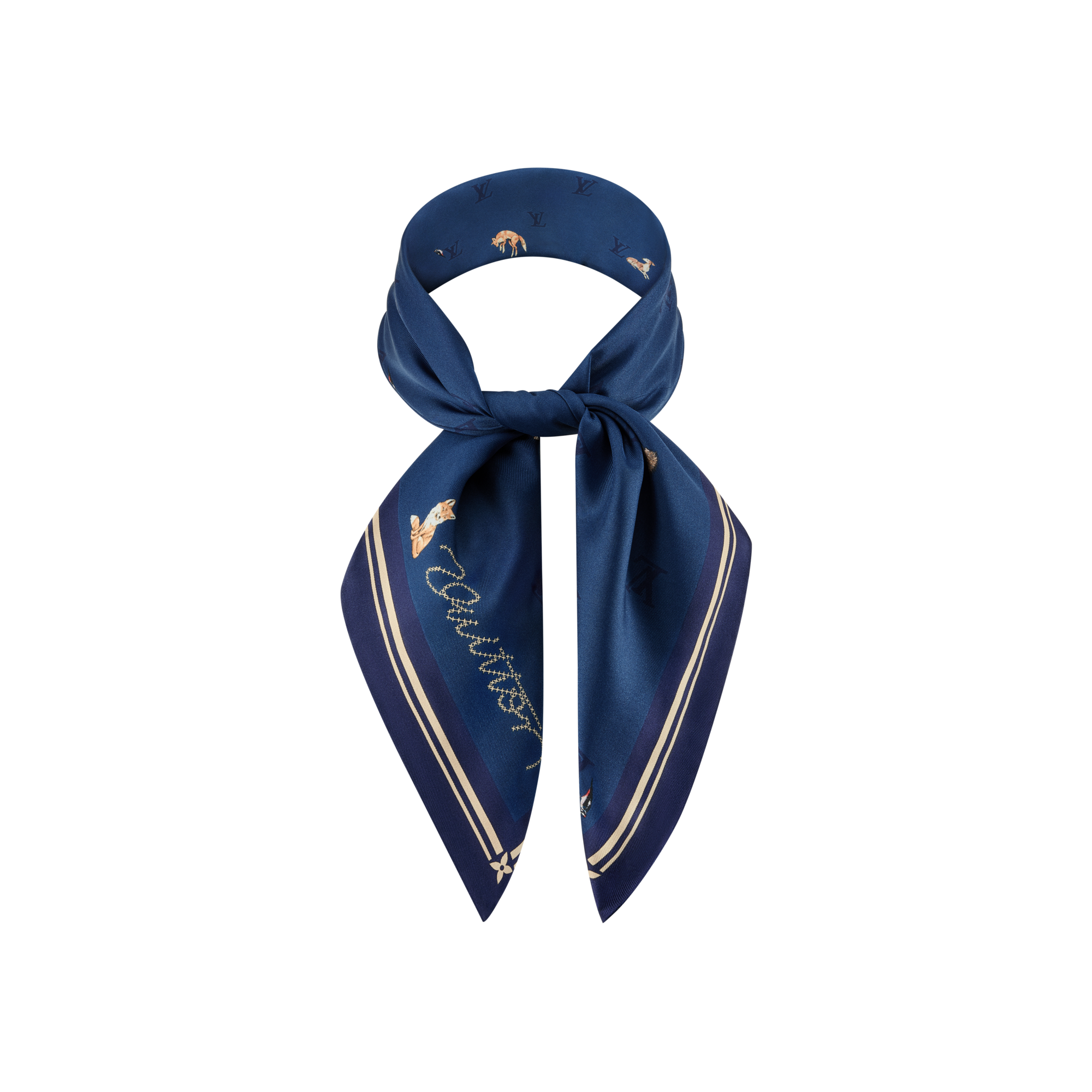 Animal Blason Bandana S00 Herren Accessoires Seidentücher und Bandanas | LOUIS VUITTON (Zoom)