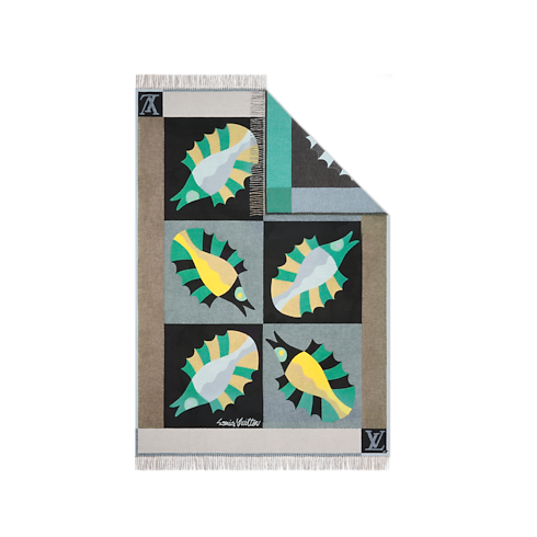 Animali Fantastici Fish Decke Trunks, Reisen und Wohnen Wohnen und Art of Dining Wohntextilien | LOUIS VUITTON (Zoom)