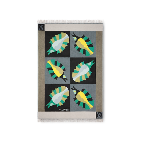 Animali Fantastici Fish Decke Trunks, Reisen und Wohnen Wohnen und Art of Dining Wohntextilien | LOUIS VUITTON (Zoom)
