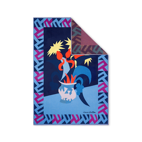 Animali Fantastici Flowers Decke Trunks, Reisen und Wohnen Wohnen und Art of Dining Wohntextilien | LOUIS VUITTON (Zoom)