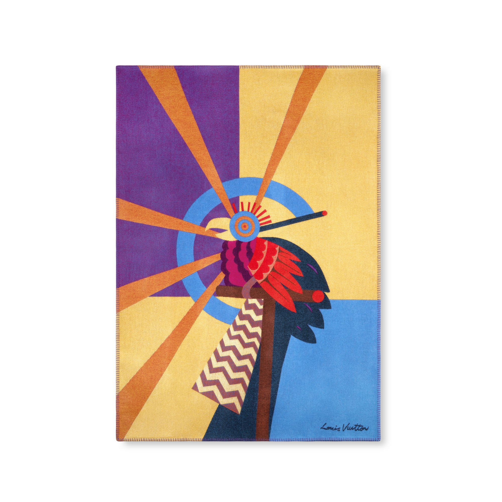 Animali Fantastici Parrot Decke  Trunks, Reisen und Wohnen Wohnen und Art of Dining Wohntextilien | LOUIS VUITTON (Zoom)