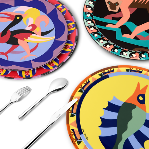 Animali Fantastici Set mit 6 Esstellern Trunks, Reisen und Wohnen Wohnen und Art of Dining Art of Dining | LOUIS VUITTON (Zoom)