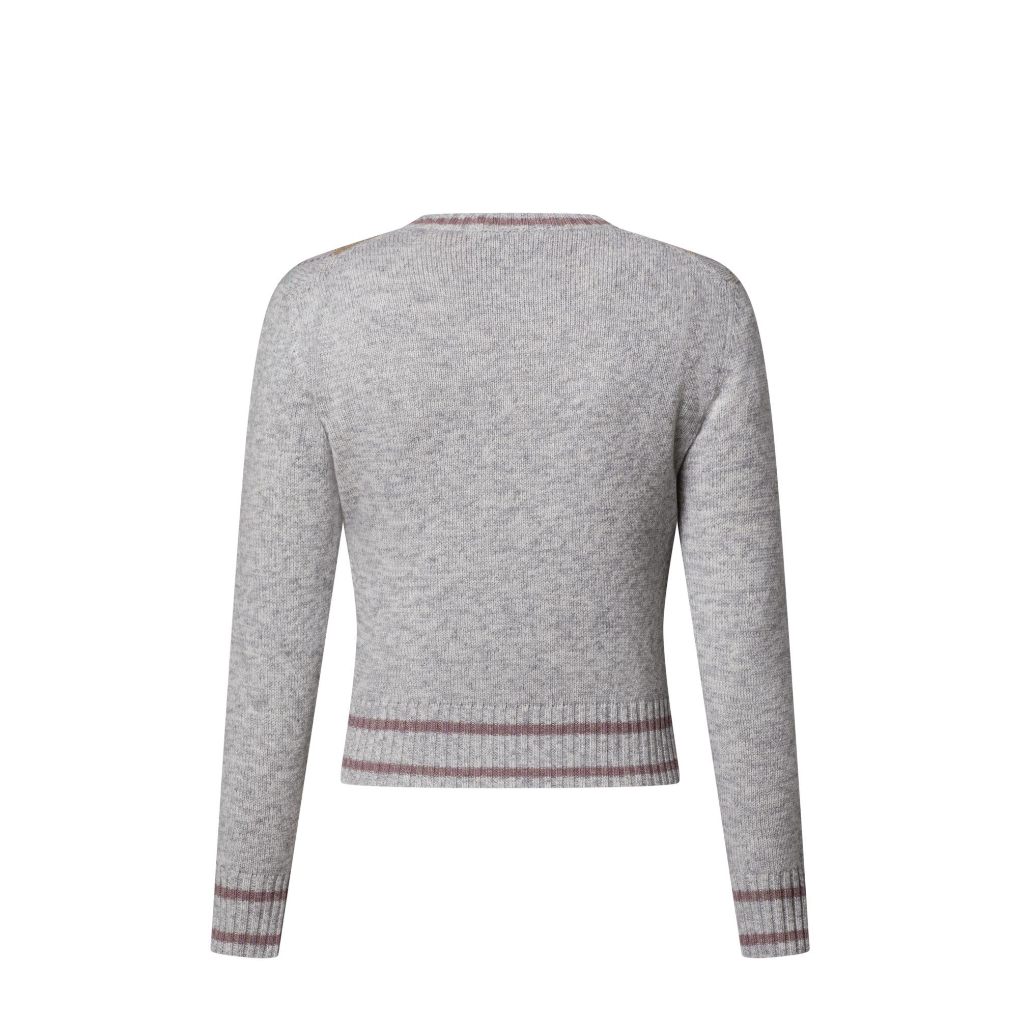Argyle-Pullover mit 3D-Signaturen  Damen Ready to Wear Strick | LOUIS VUITTON (Zoom)