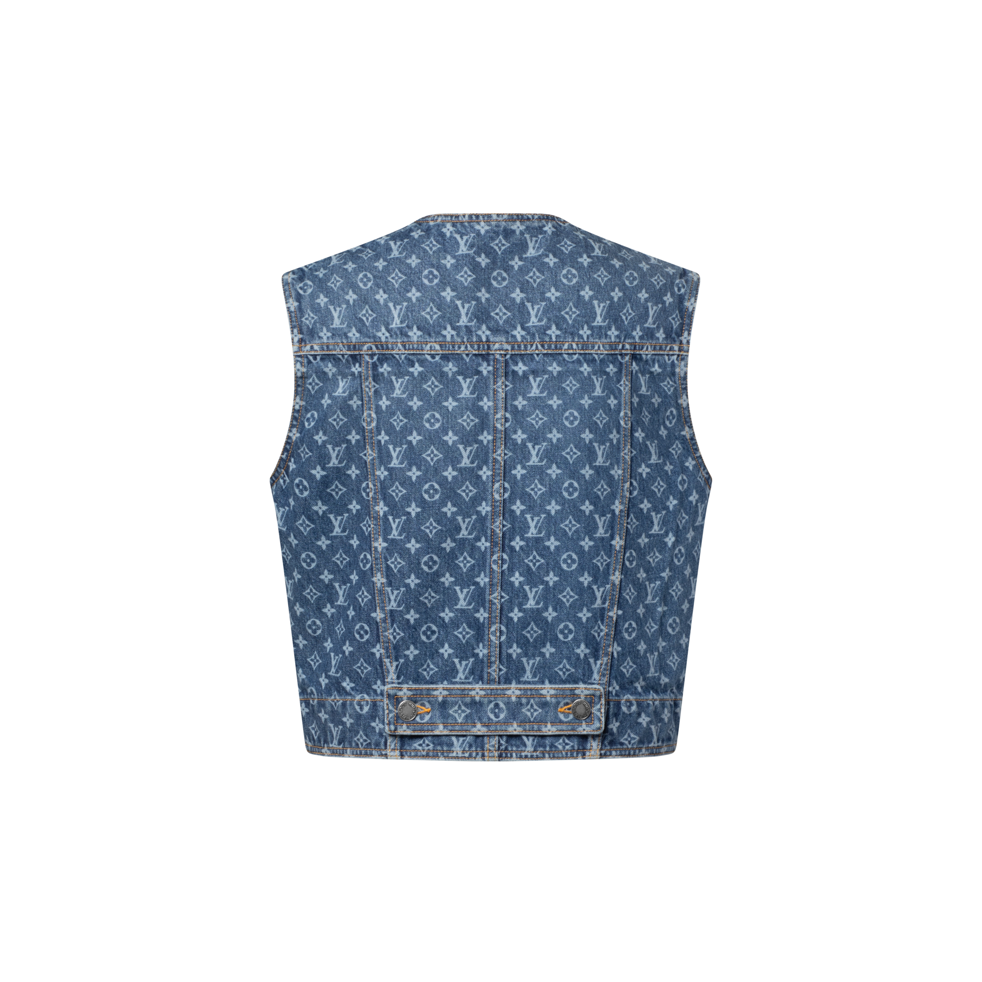 Ärmellose Jacke in Monogram Denim  Damen Ready to Wear Mäntel und Jacken | LOUIS VUITTON (Zoom)