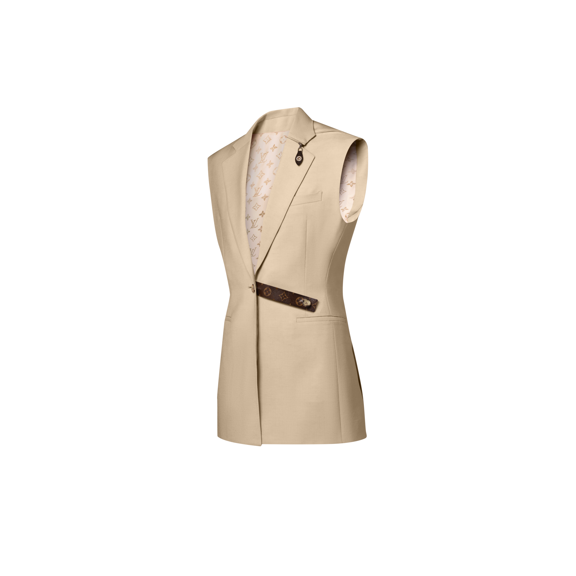 Ärmelloser Blazer mit Monogram-Detail  Damen Ready to Wear Mäntel und Jacken | LOUIS VUITTON (Zoom)