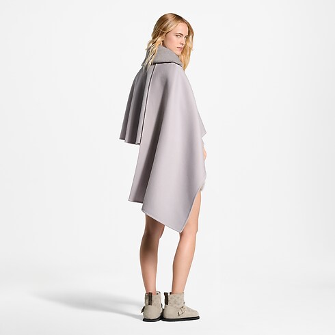Asymmetrischer Cape-Mantel mit Mahina-Motiv Damen Ready to Wear Mäntel und Jacken | LOUIS VUITTON (Zoom)