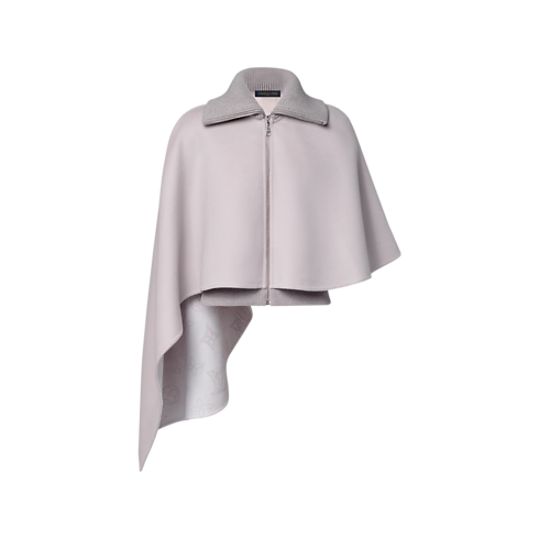 Asymmetrischer Cape-Mantel mit Mahina-Motiv Damen Ready to Wear Mäntel und Jacken | LOUIS VUITTON (Zoom)