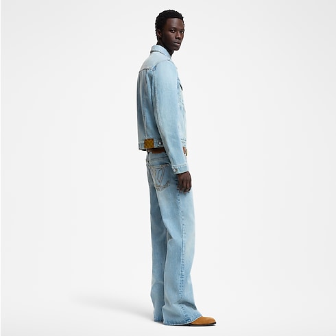 Ausgestellte Hose aus Denim  Herren Ready to Wear Denim | LOUIS VUITTON (Zoom)