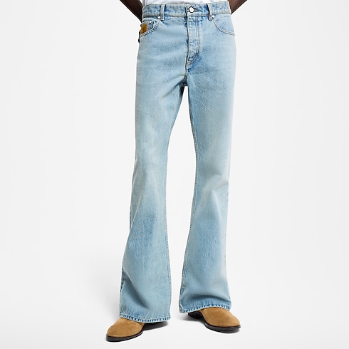 Ausgestellte Hose aus Denim  Herren Ready to Wear Denim | LOUIS VUITTON (Zoom)