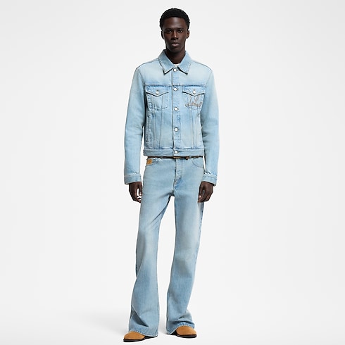 Ausgestellte Hose aus Denim  Herren Ready to Wear Denim | LOUIS VUITTON (Zoom)