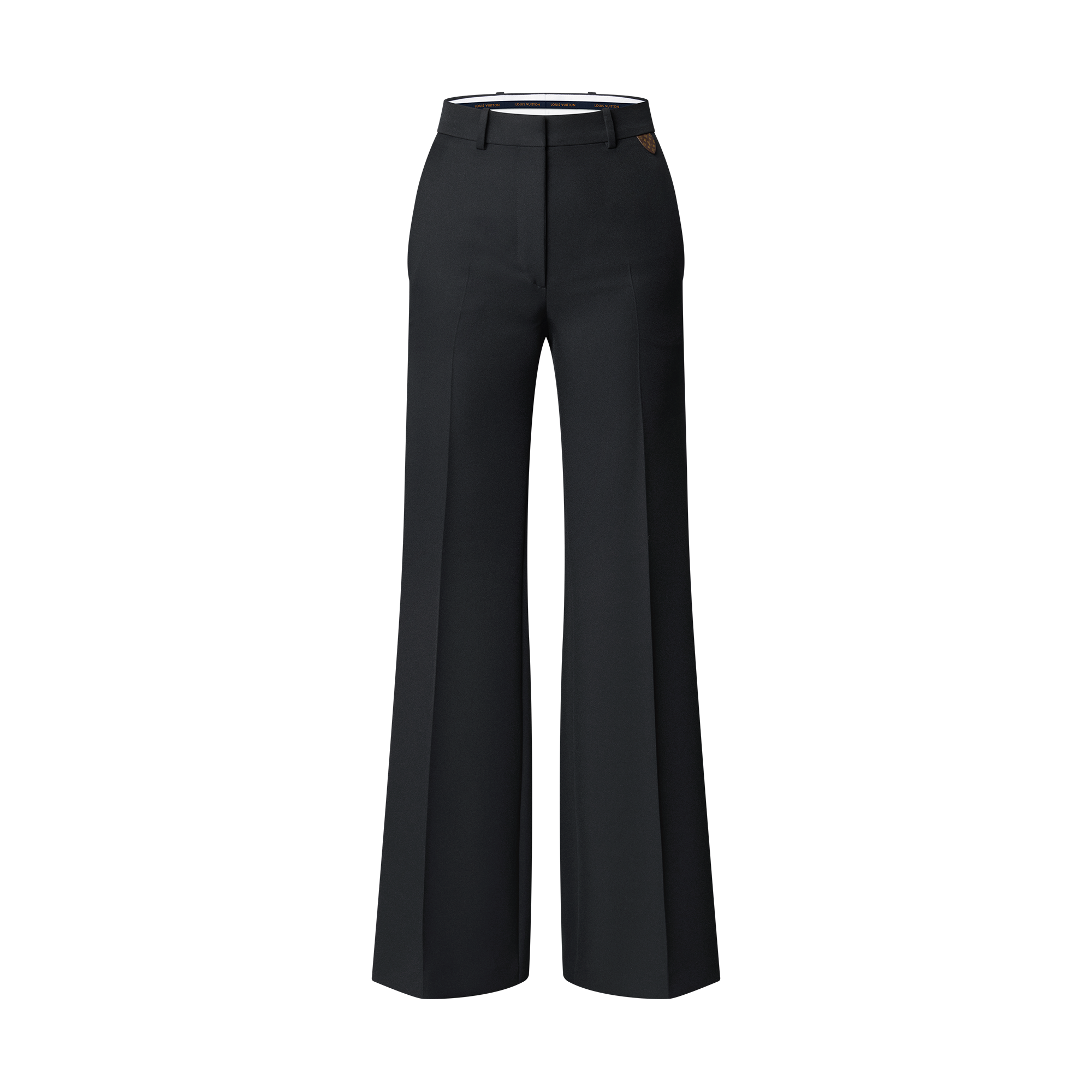 Weite Damenhose Aus Leinen Und Baumwolle Mit Abnäher