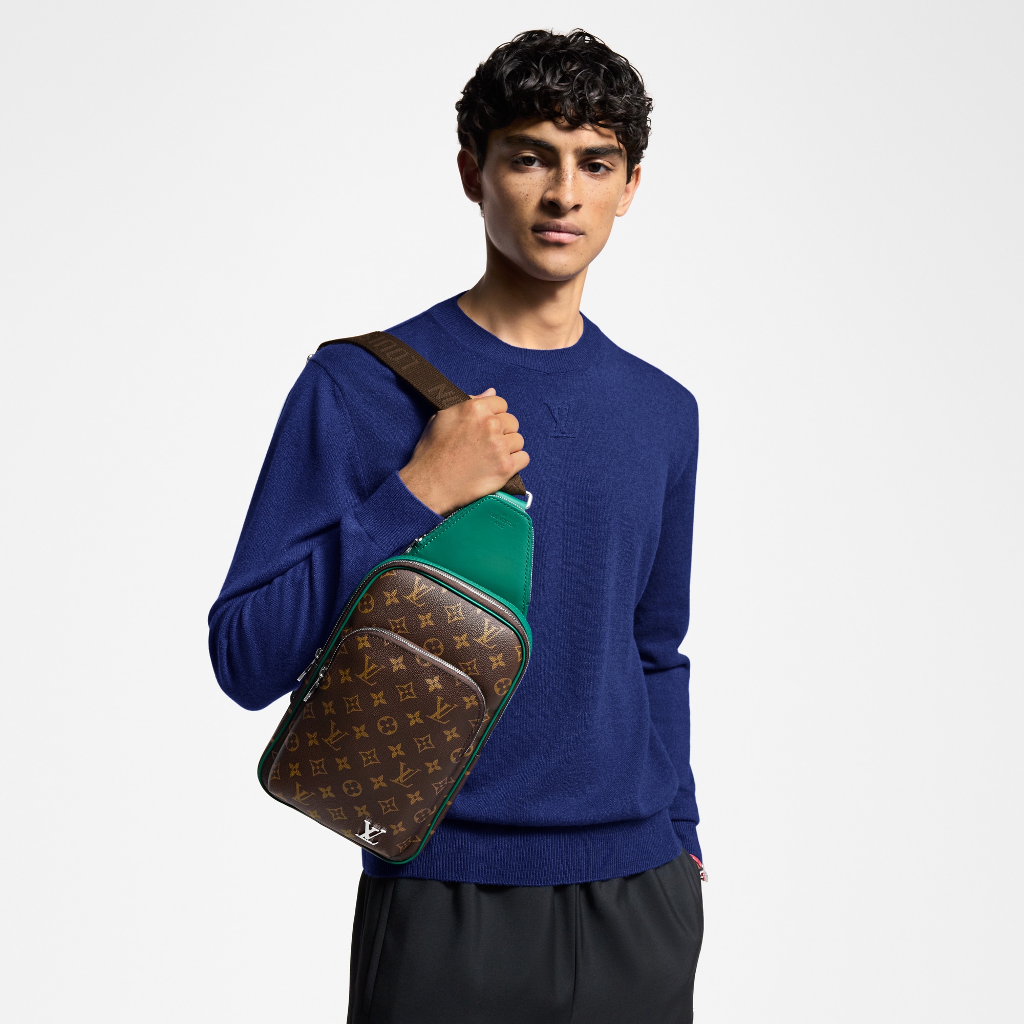 Avenue Sling Bag Monogram Macassar Canvas Taschen und Kleinlederwaren Herren Taschen Neuheiten | LOUIS VUITTON (Zoom)