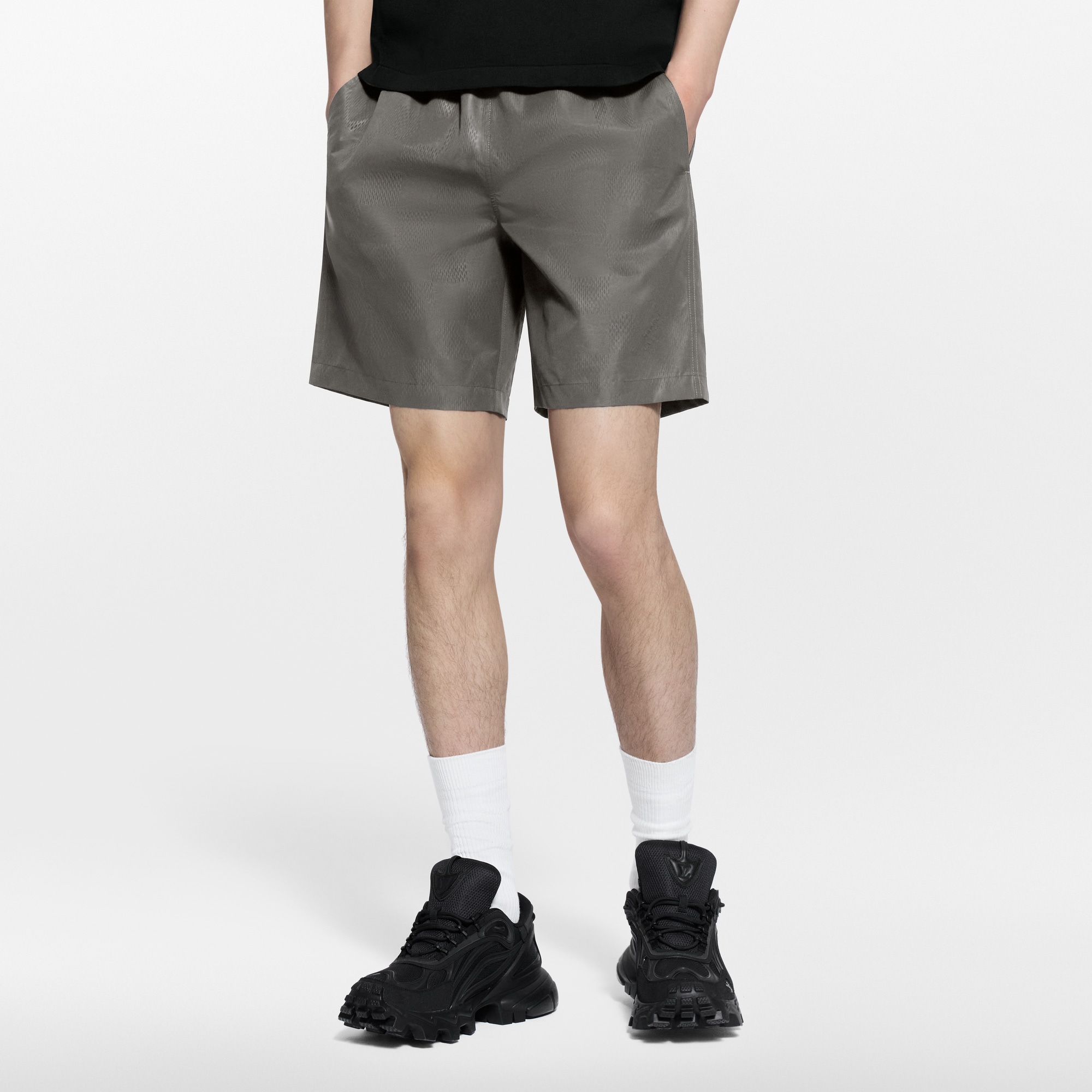 Badeshorts mit Damier-Motiv  Herren Ready to Wear Bademode | LOUIS VUITTON (Zoom)