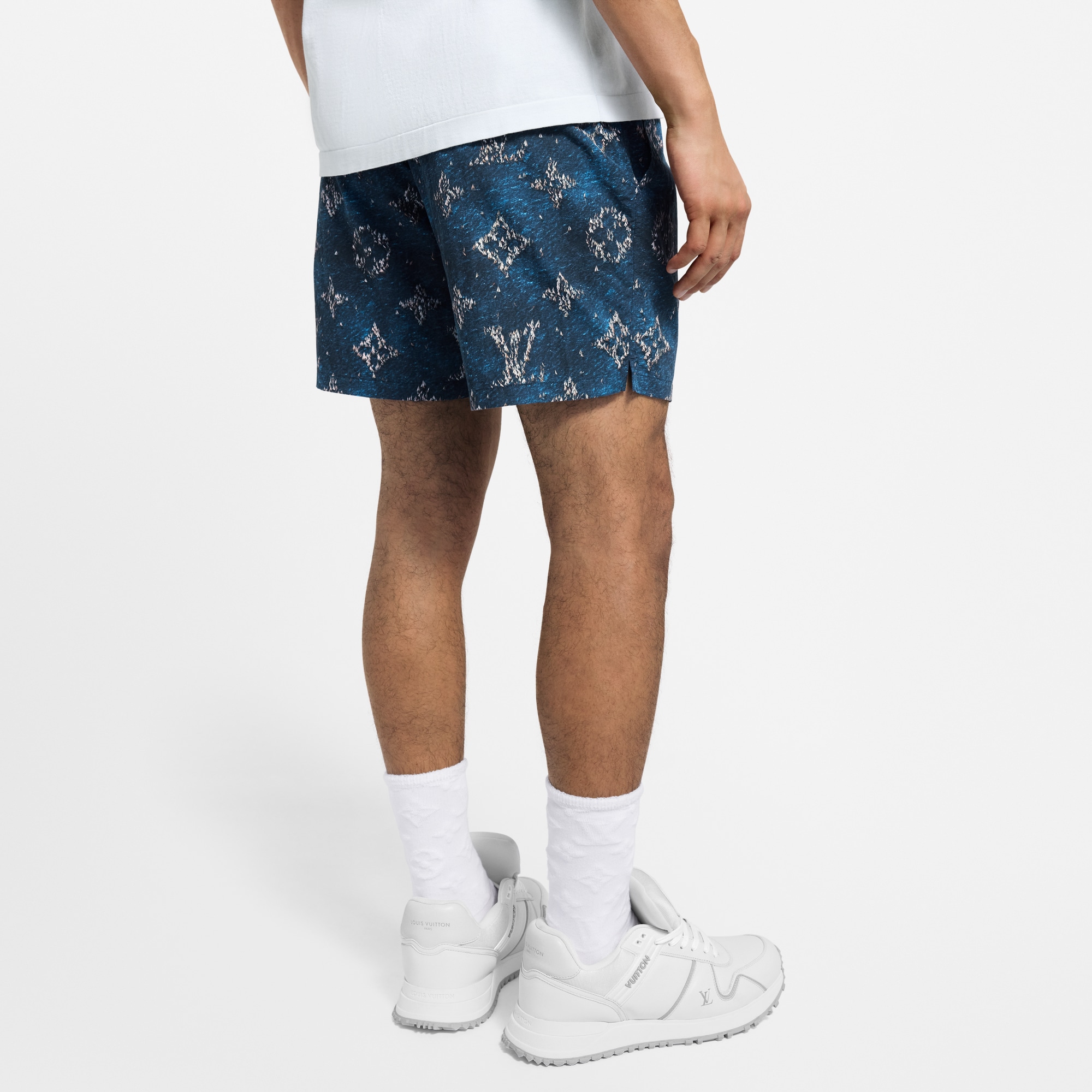 Badeshorts mit gedrucktem Monogram-Motiv  Herren Ready to Wear Vollständige Ready to Wear | LOUIS VUITTON (Zoom)