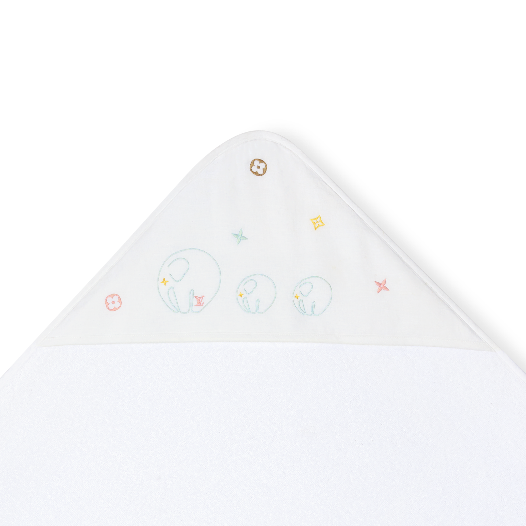Badetuch mit gestickten Elefanten-Motiven S00 Geschenkideen Geschenke für Babys } | LOUIS VUITTON (Zoom)