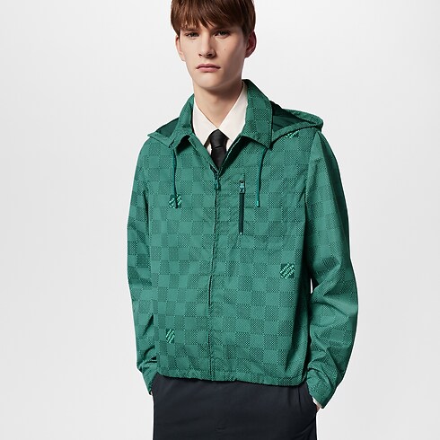 Bedruckte Windjacke aus Nylon mit Kapuze Herren Ready to Wear Jacken und Mäntel | LOUIS VUITTON (Zoom)