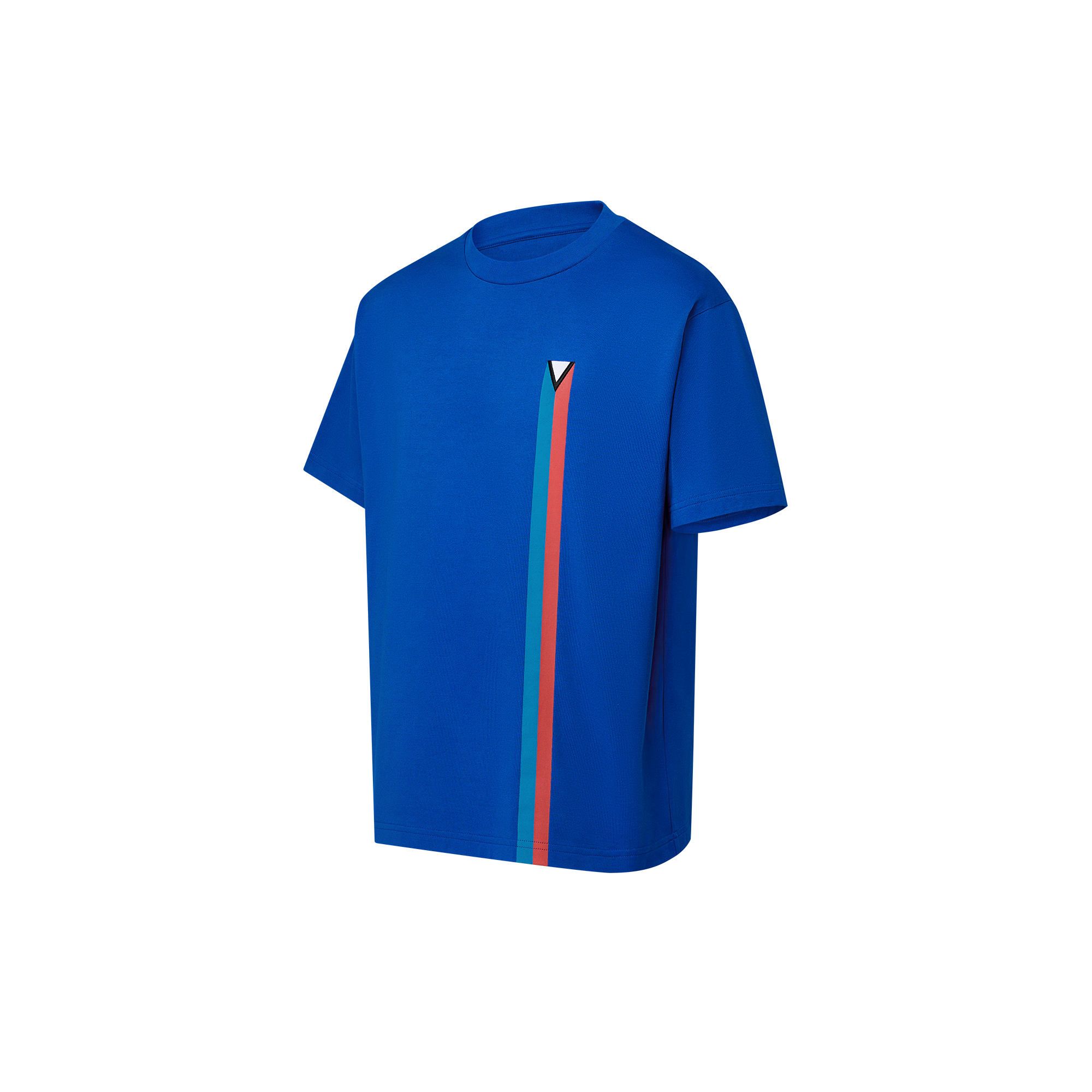 Besticktes Kurzarm-T-Shirt aus Baumwolle  Herren Ready to Wear T-Shirts und Poloshirts | LOUIS VUITTON (Zoom)