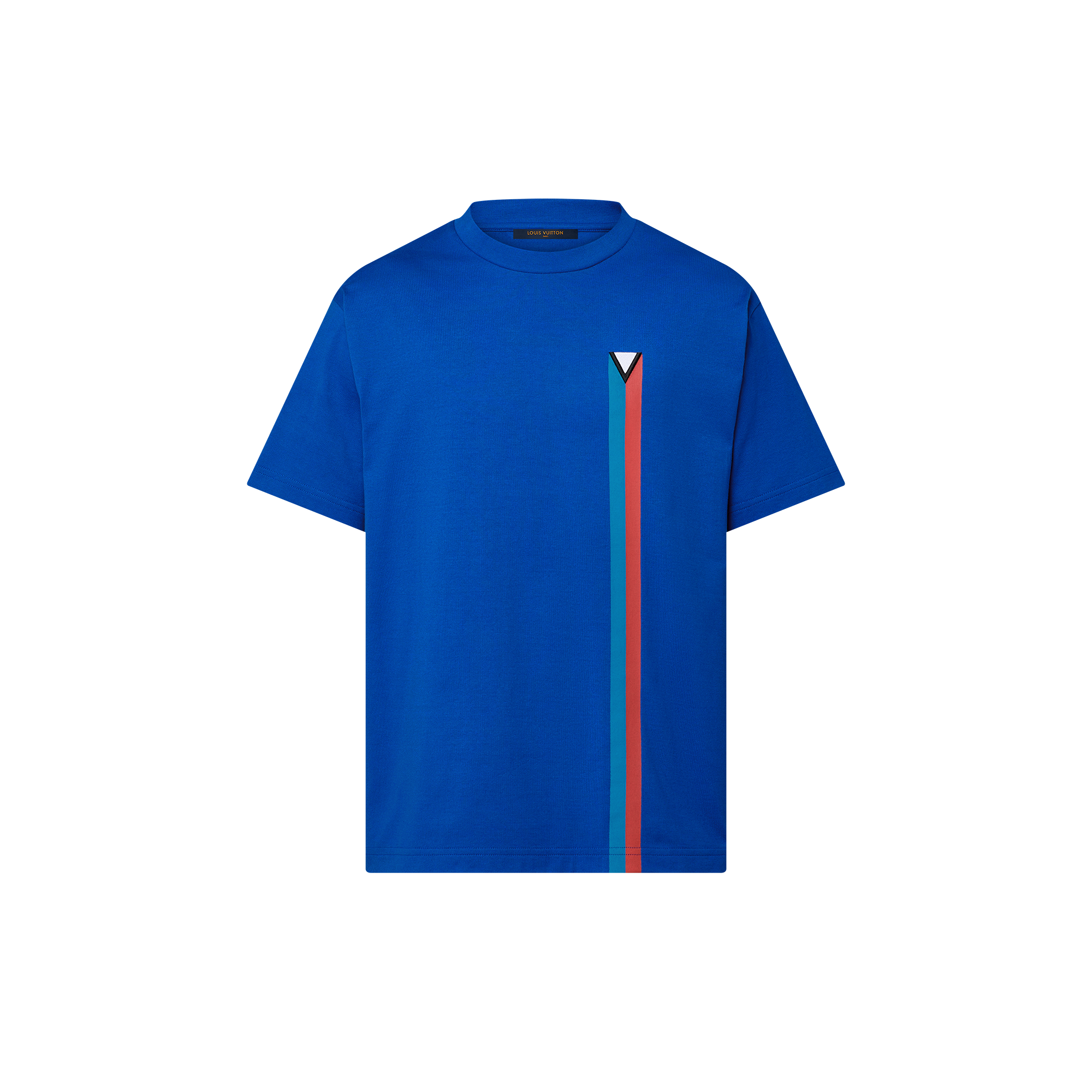 Besticktes Kurzarm-T-Shirt aus Baumwolle  Herren Ready to Wear T-Shirts und Poloshirts | LOUIS VUITTON (Zoom)
