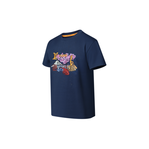 Besticktes T-Shirt Herren Ready to Wear T-Shirts und Poloshirts | LOUIS VUITTON (Zoom)