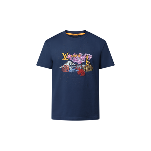Besticktes T-Shirt Herren Ready to Wear T-Shirts und Poloshirts | LOUIS VUITTON (Zoom)