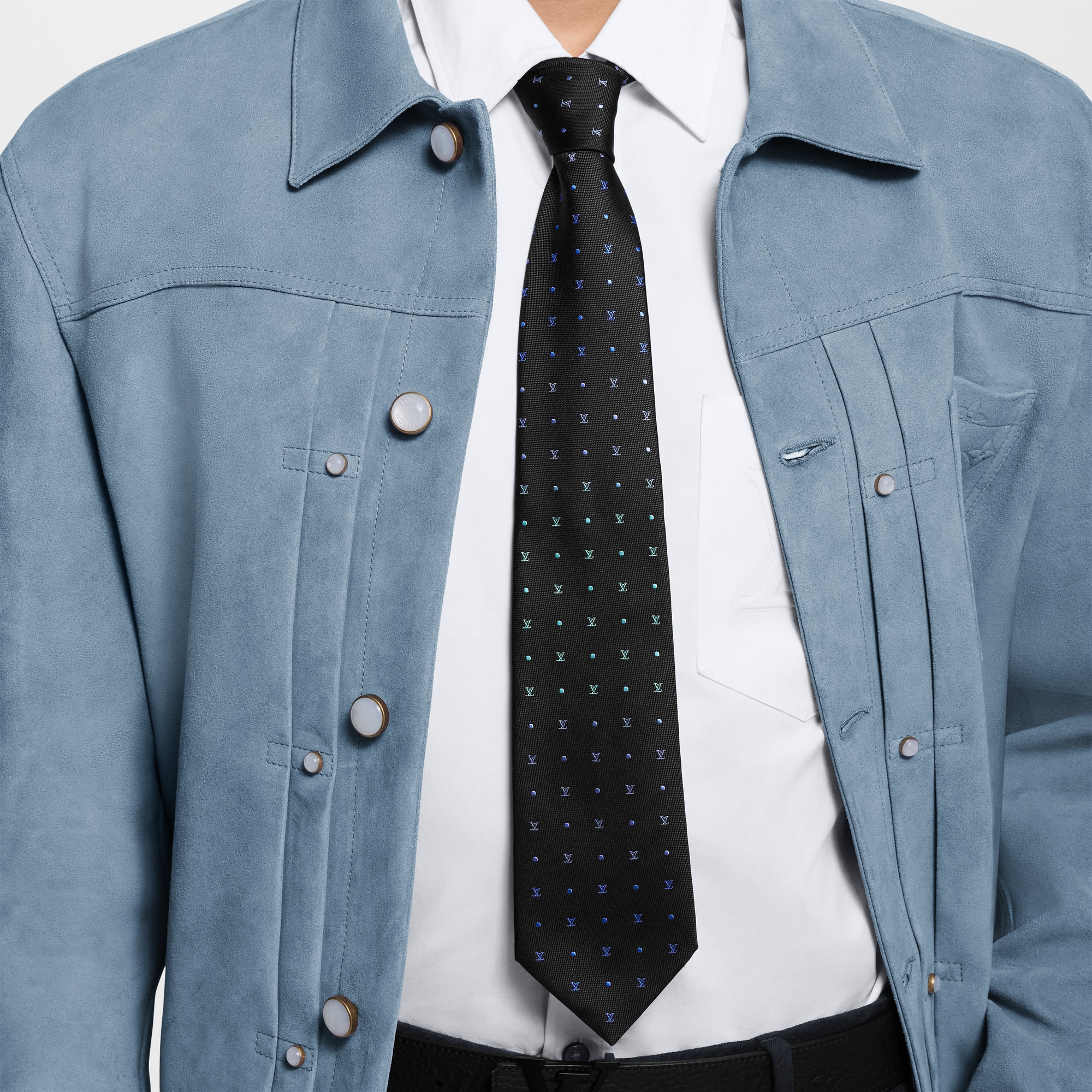 Blason Dots Krawatte S00 Herren Accessoires Krawatten und Einstecktücher  | LOUIS VUITTON (Zoom)