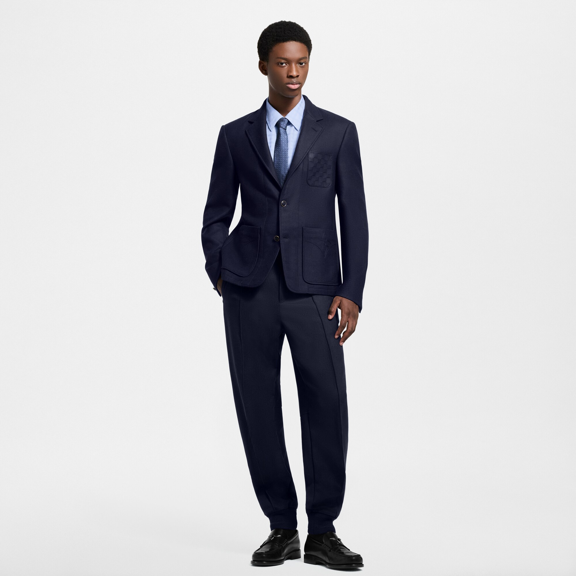 Blazer aus Flanell aus einem Woll-Seidengemisch  Herren Ready to Wear Sakkos und Jacketts | LOUIS VUITTON (Zoom)