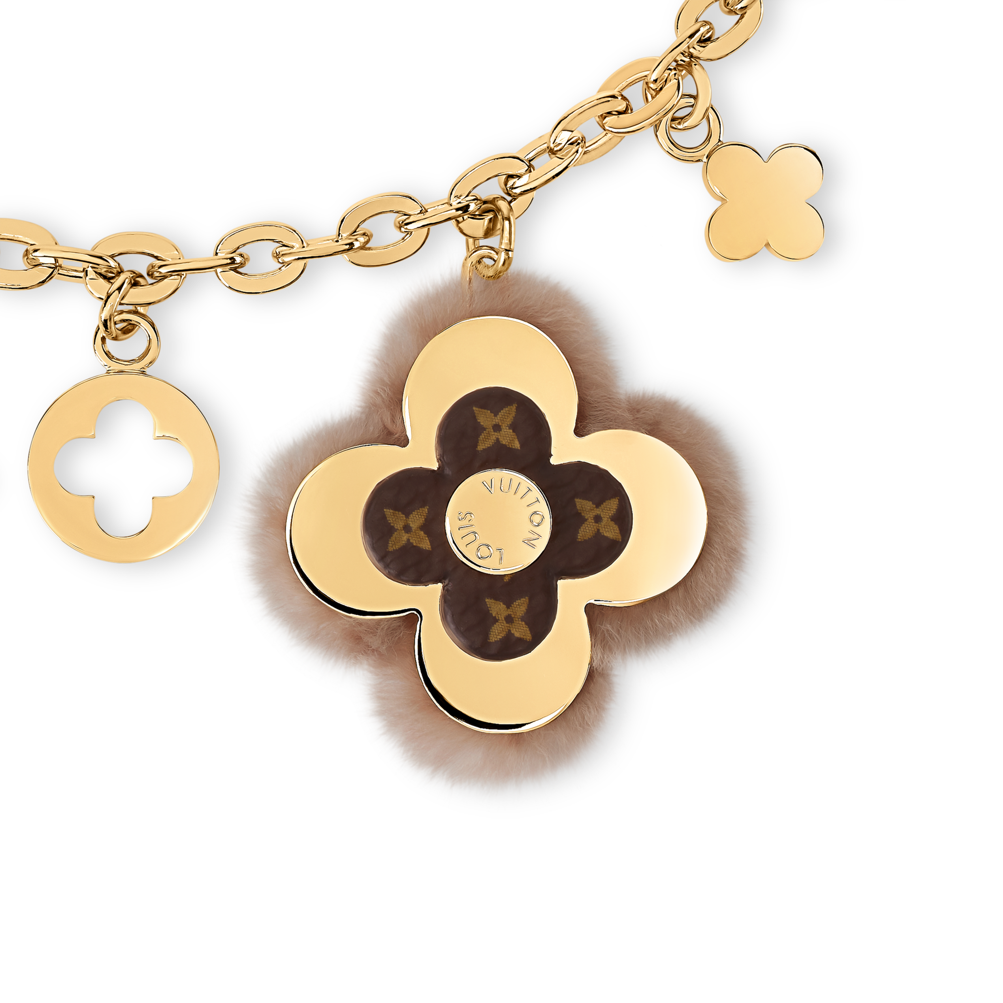 Blooming Flowers Taschenschmuck mit Kette S00 Damen Accessoires Schlüsselanhänger und Taschenschmuck | LOUIS VUITTON (Zoom)