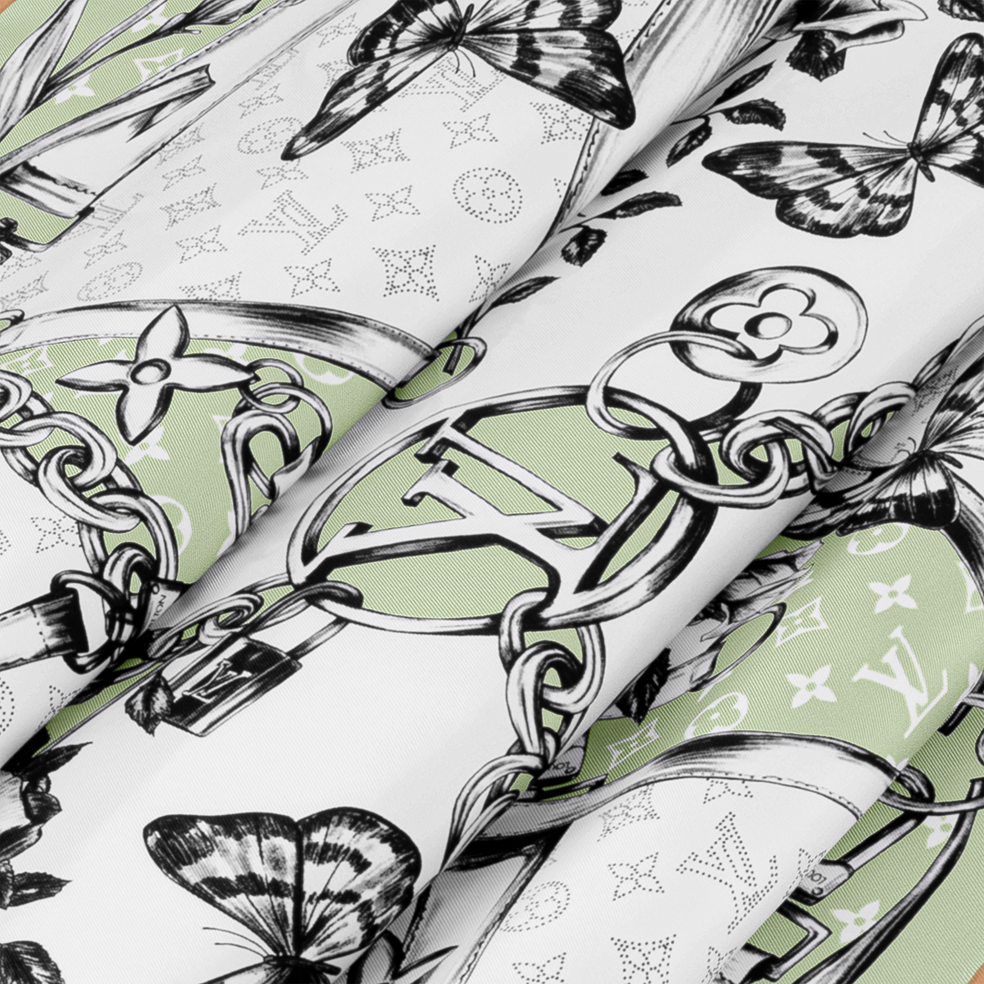 Blooming Monogram Carré 90 S00 Damen Accessoires Seidentücher und Bandeaus | LOUIS VUITTON (Zoom)