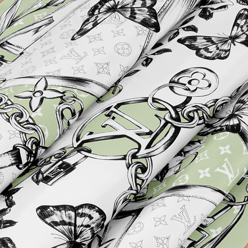 Blooming Monogram Carré 90 S00 Damen Accessoires Seidentücher und Bandeaus | LOUIS VUITTON (Zoom)