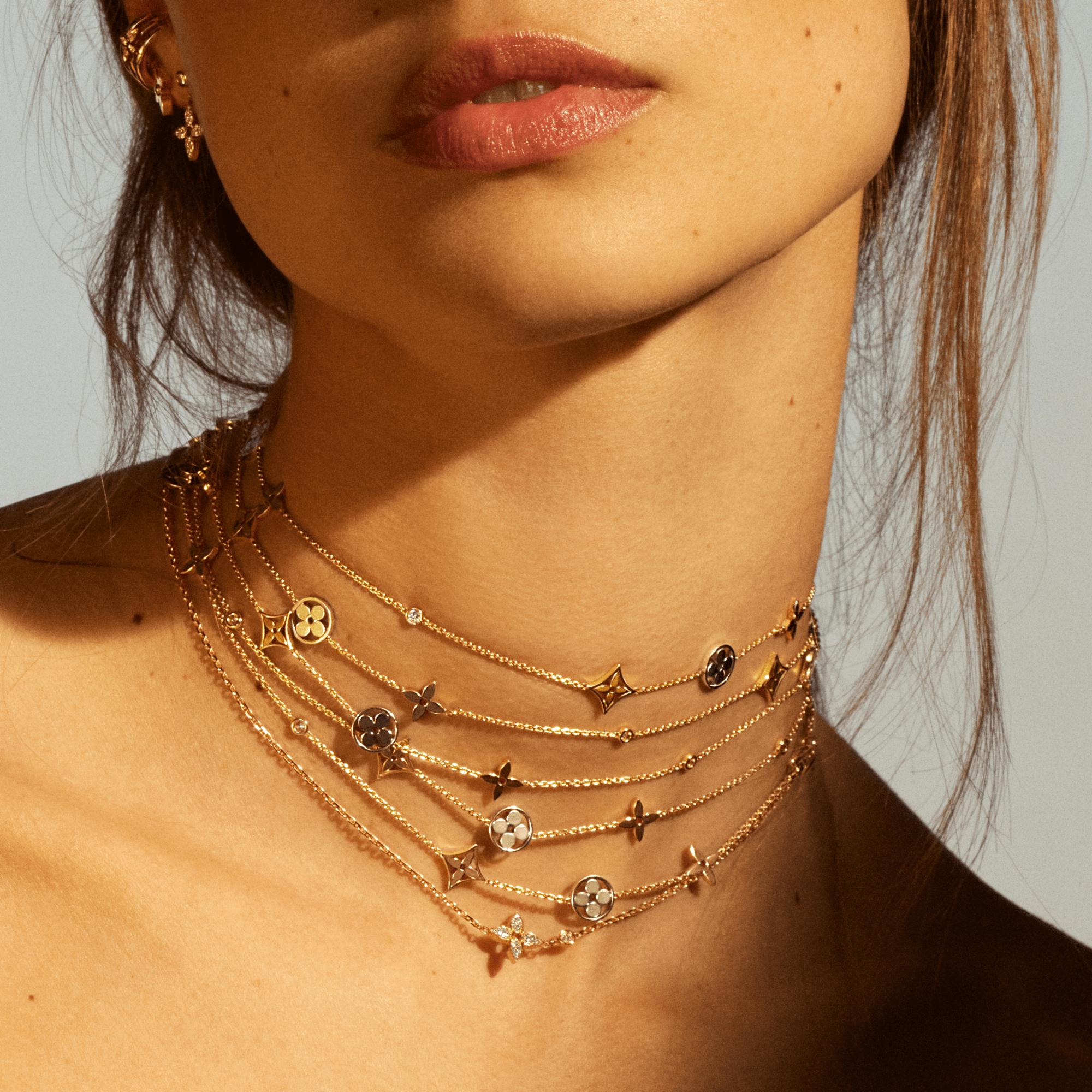 Blossom Halskette, in drei Goldtönen mit Diamanten  Schmuck Kategorien Alle Schmuckstücke | LOUIS VUITTON (Zoom)