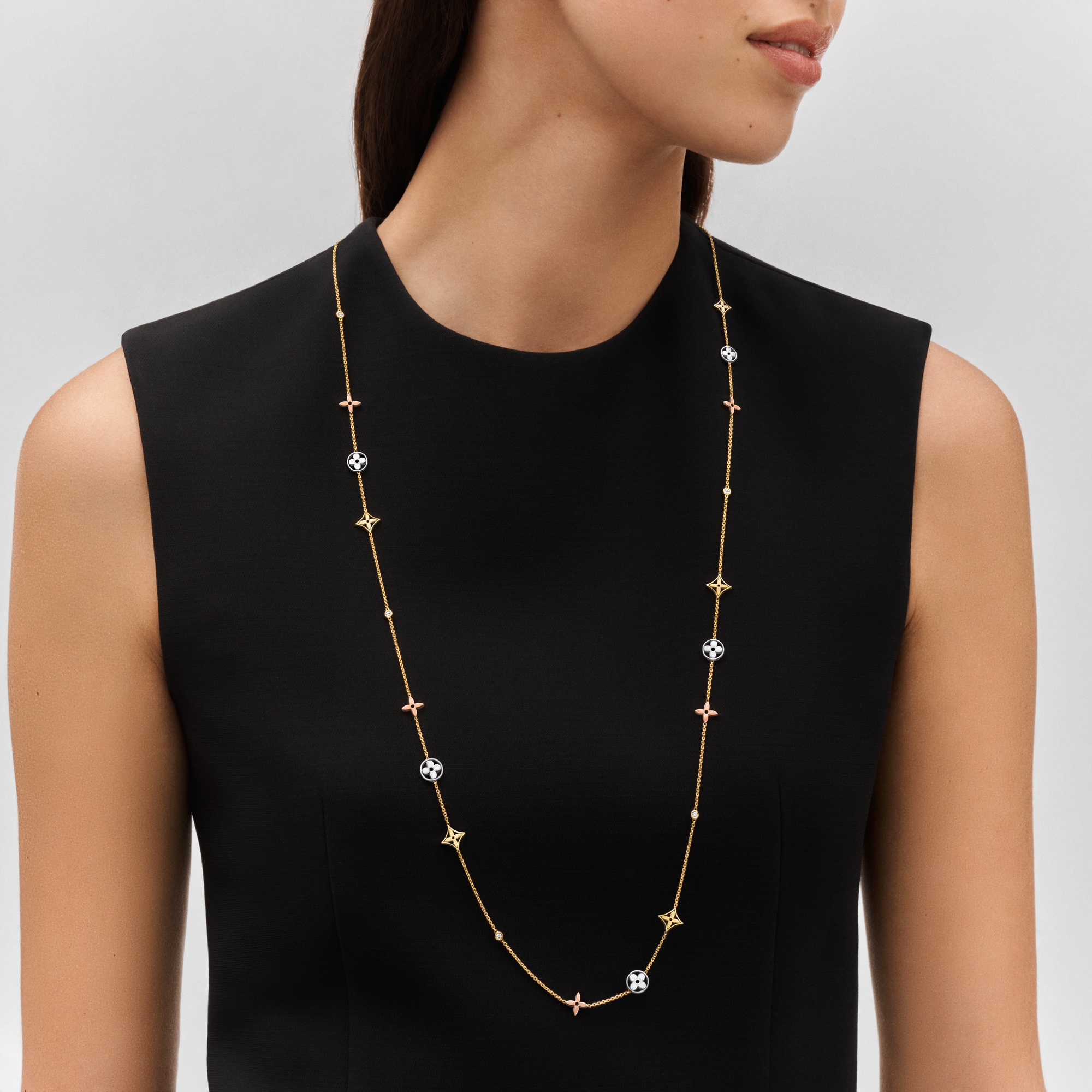 Blossom Halskette, in drei Goldtönen mit Diamanten  Schmuck Kategorien Alle Schmuckstücke | LOUIS VUITTON (Zoom)