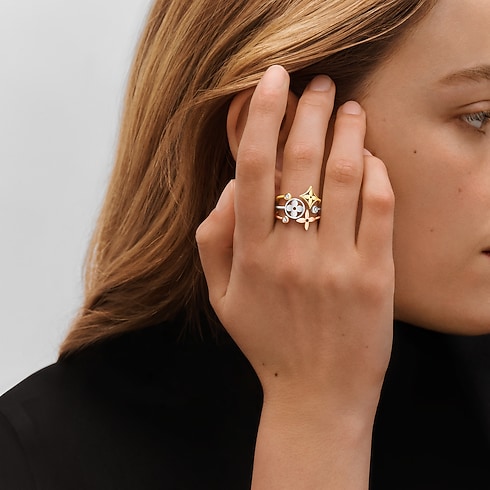 Blossom Ring, in drei Goldtönen mit Diamanten Schmuck Kategorien Alle Schmuckstücke | LOUIS VUITTON (Zoom)
