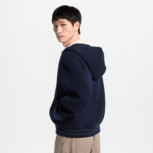 Blouson aus Doubleface Kaschmir mit Kapuze Herren Ready to Wear Vollständige Ready to Wear | LOUIS VUITTON (Zoom)