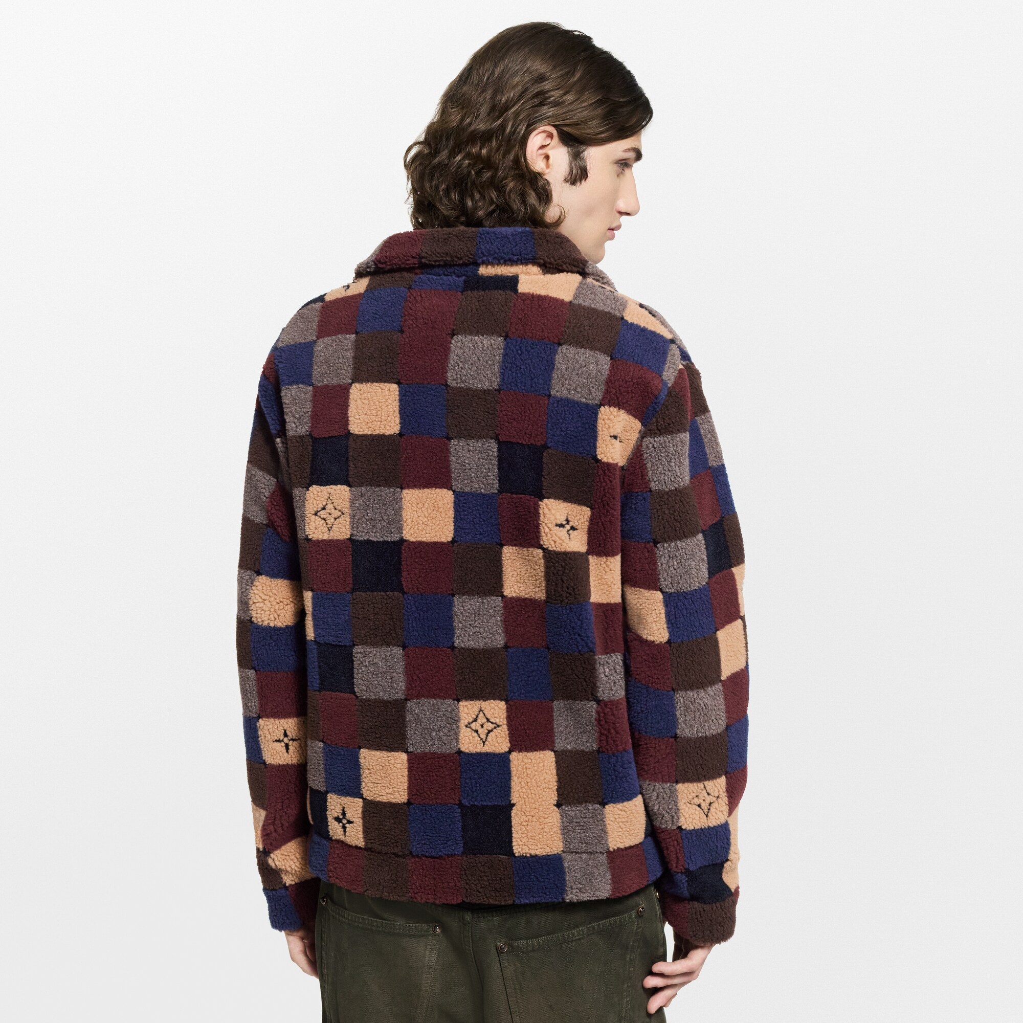 Blouson aus Fleece mit Damier-Motiv  Herren Ready to Wear Vollständige Ready to Wear | LOUIS VUITTON (Zoom)