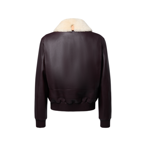 Blouson aus Leder mit Kragen aus Lammfell Herren Ready to Wear Vollständige Ready to Wear | LOUIS VUITTON (Zoom)